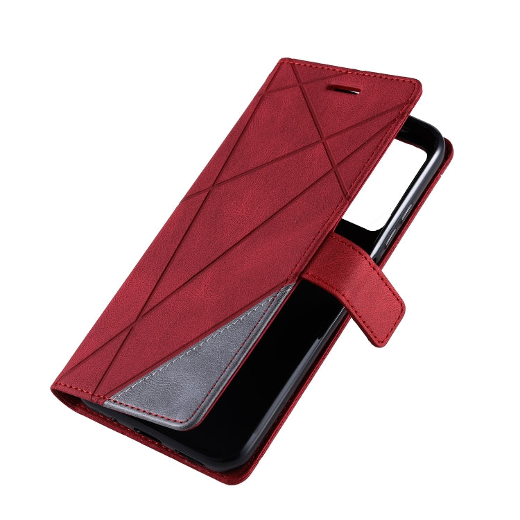 For Xiaomi Redmi 10 Prime+ 5G Skin Feel Splicing Leather Phone Case