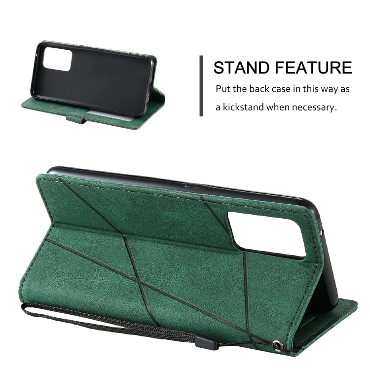 For OPPO Find X5 Lite Skin Feel Splicing Leather Phone Case