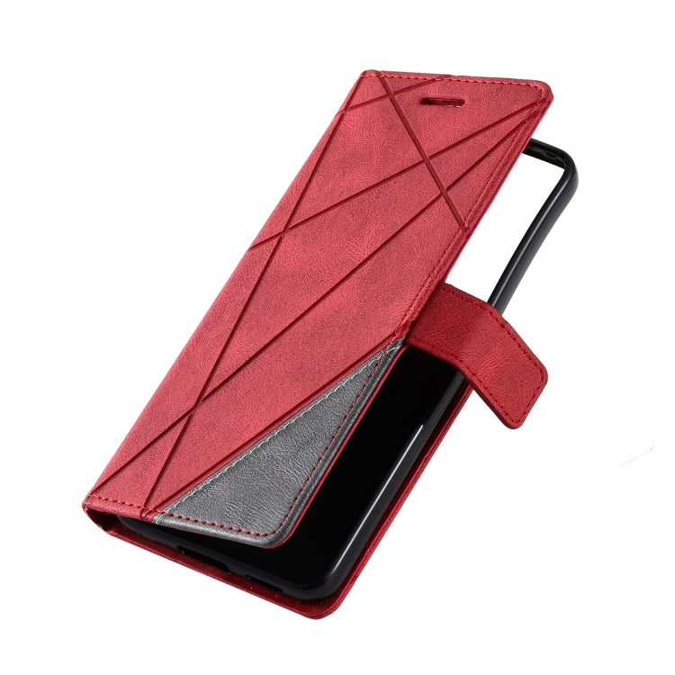 For OPPO Reno8 Skin Feel Splicing Leather Phone Case