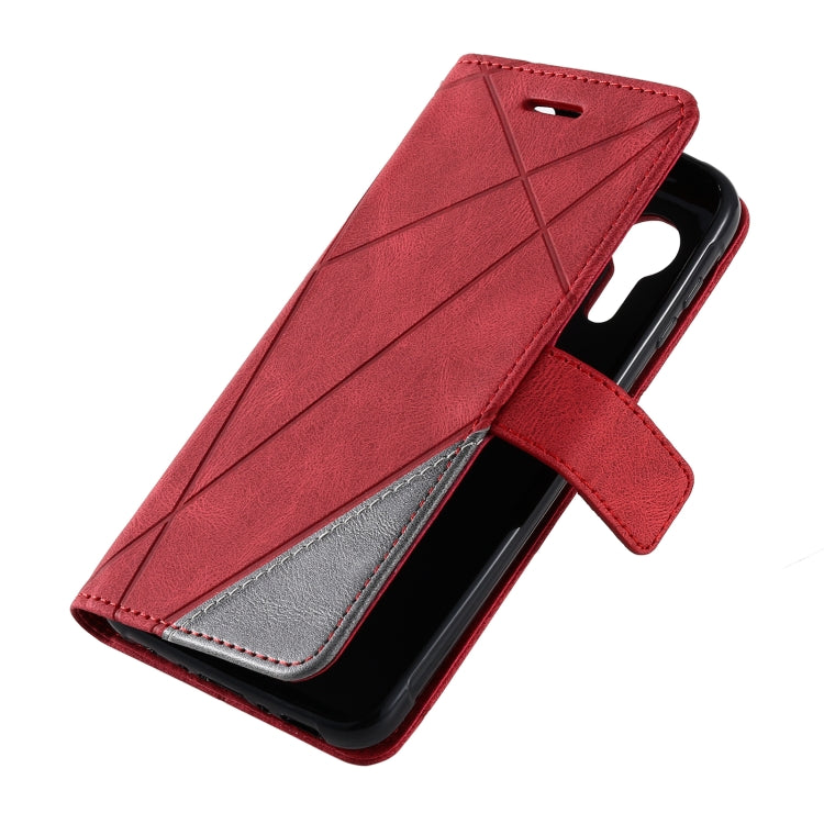 For Samsung Galaxy Xcover5 Skin Feel Splicing Leather Phone Case