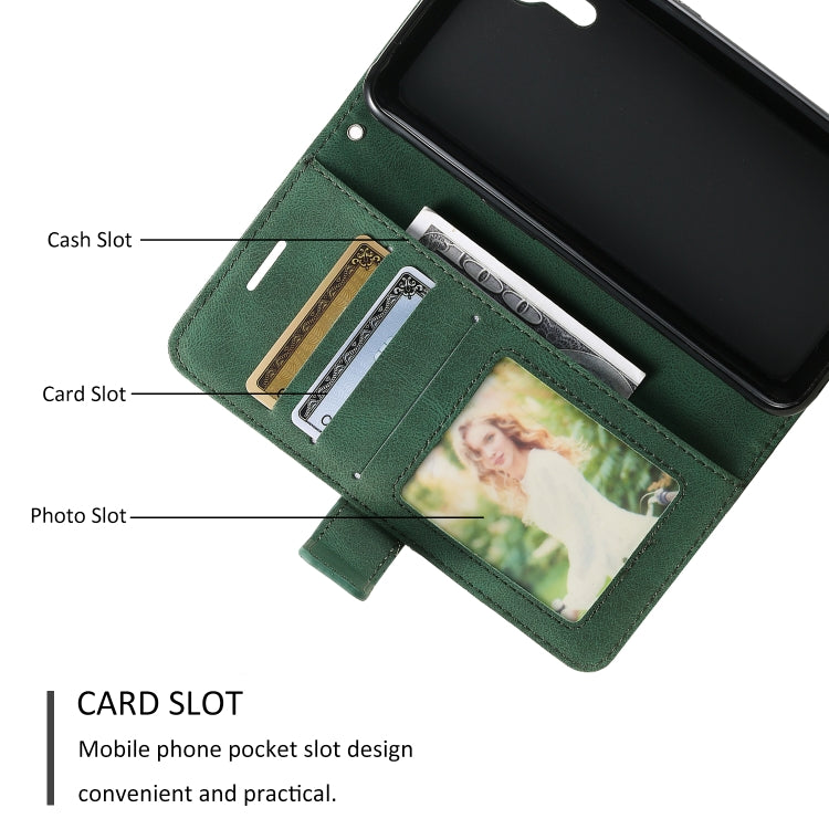 For Samsung Galaxy Xcover5 Skin Feel Splicing Leather Phone Case