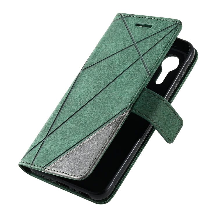 For Samsung Galaxy Xcover5 Skin Feel Splicing Leather Phone Case