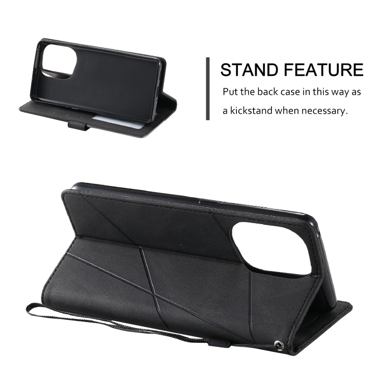 For OPPO Find X5 Skin Feel Splicing Leather Phone Case