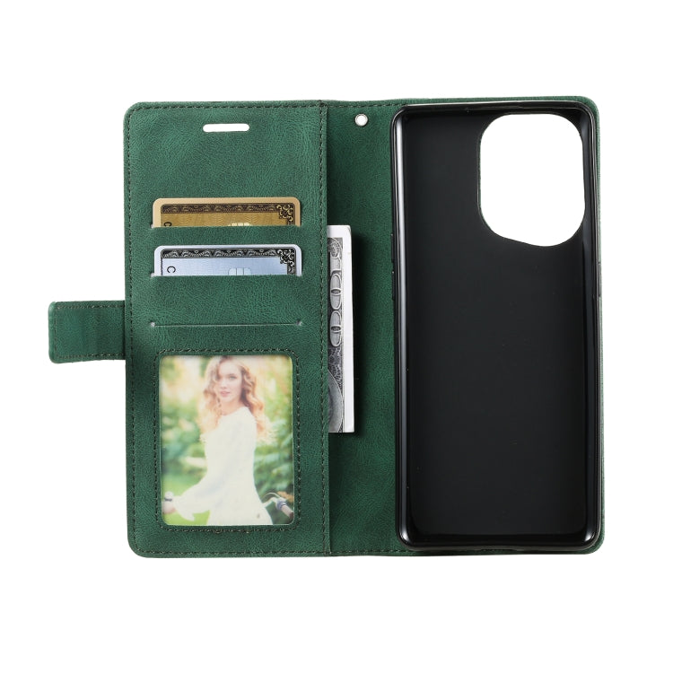 For OPPO Find X5 Skin Feel Splicing Leather Phone Case