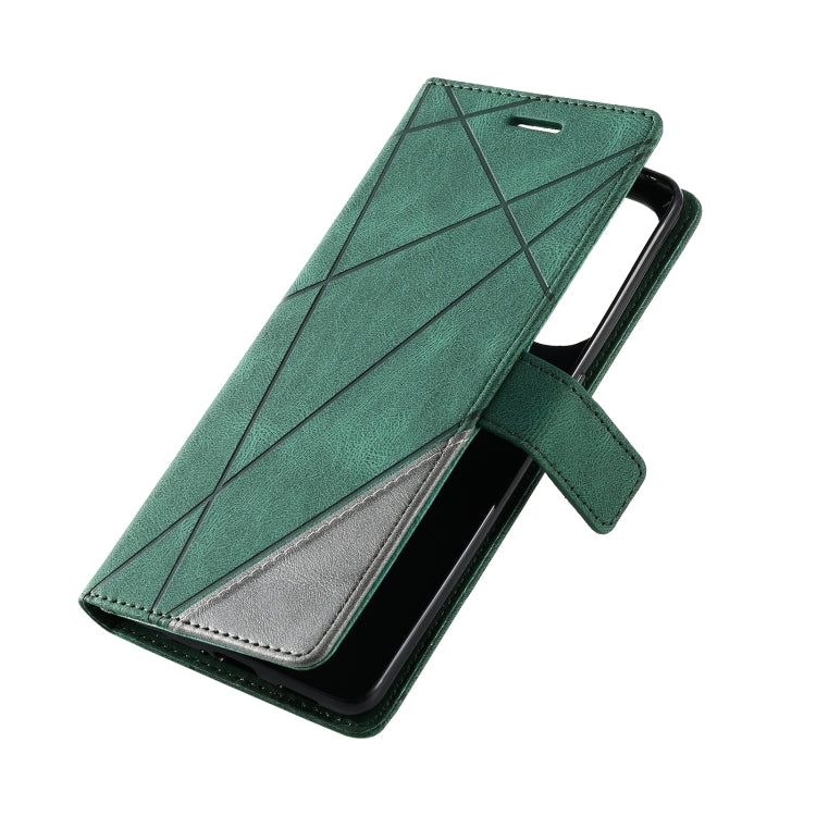 For OPPO Find X5 Skin Feel Splicing Leather Phone Case