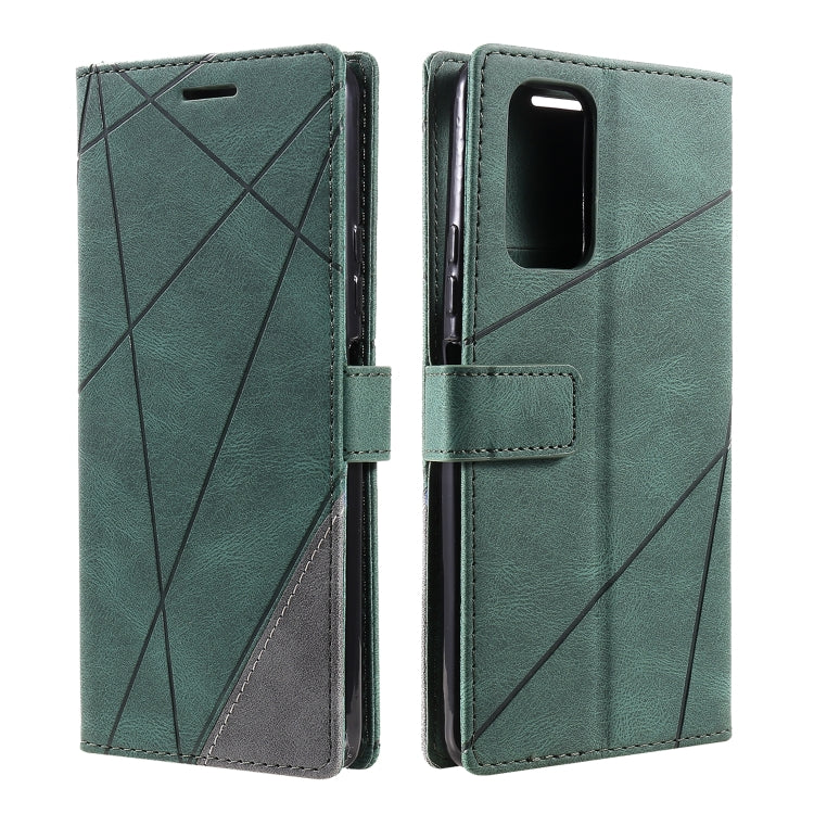 For Xiaomi Redmi Note 11T Pro 5G Skin Feel Splicing Leather Phone Case