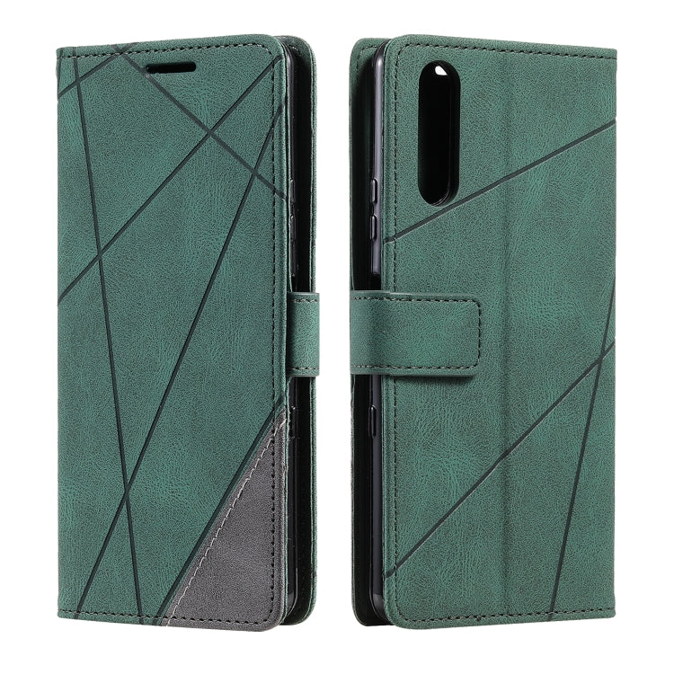 For Sony Xperia 1 IV Skin Feel Splicing Leather Phone Case