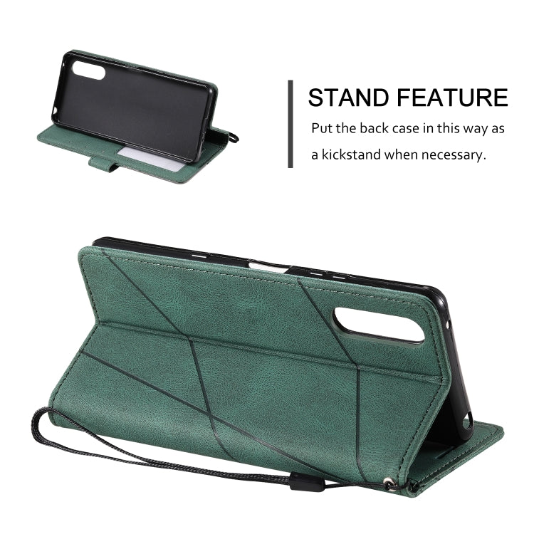 For Sony Xperia 1 IV Skin Feel Splicing Leather Phone Case