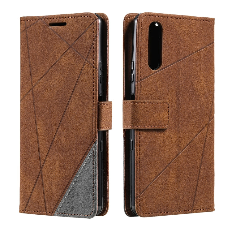 For Sony Xperia 1 IV Skin Feel Splicing Leather Phone Case