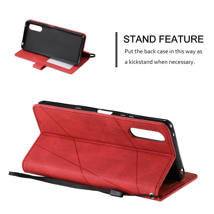 For Sony Xperia 10 IV Skin Feel Splicing Leather Phone Case