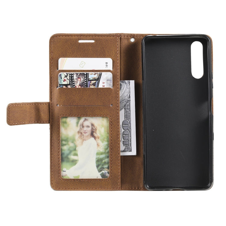 For Sony Xperia 10 IV Skin Feel Splicing Leather Phone Case