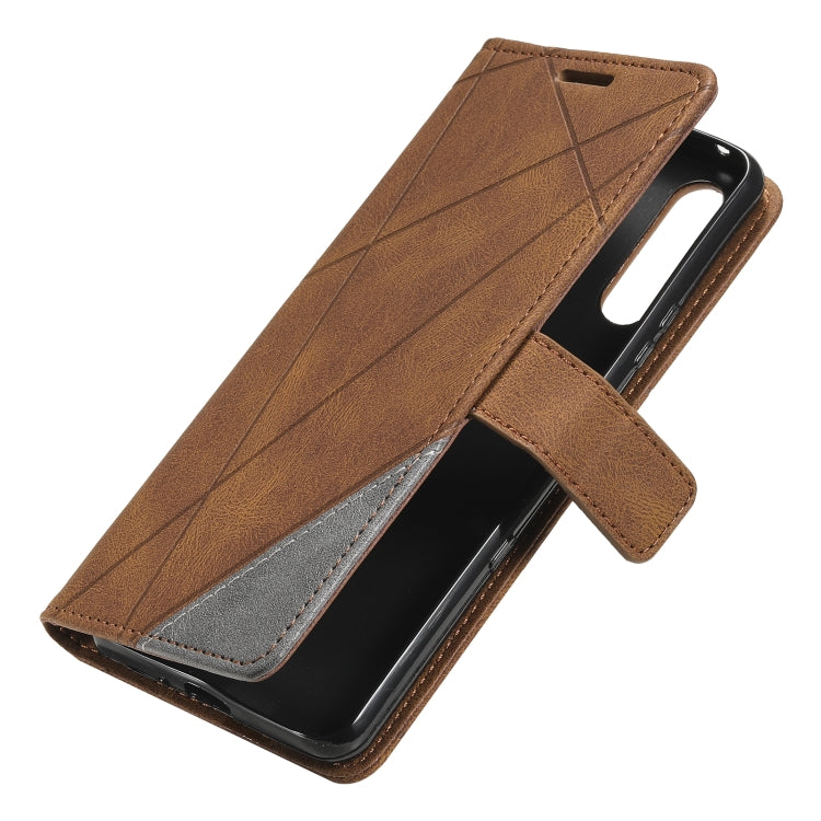 For Sony Xperia 10 IV Skin Feel Splicing Leather Phone Case