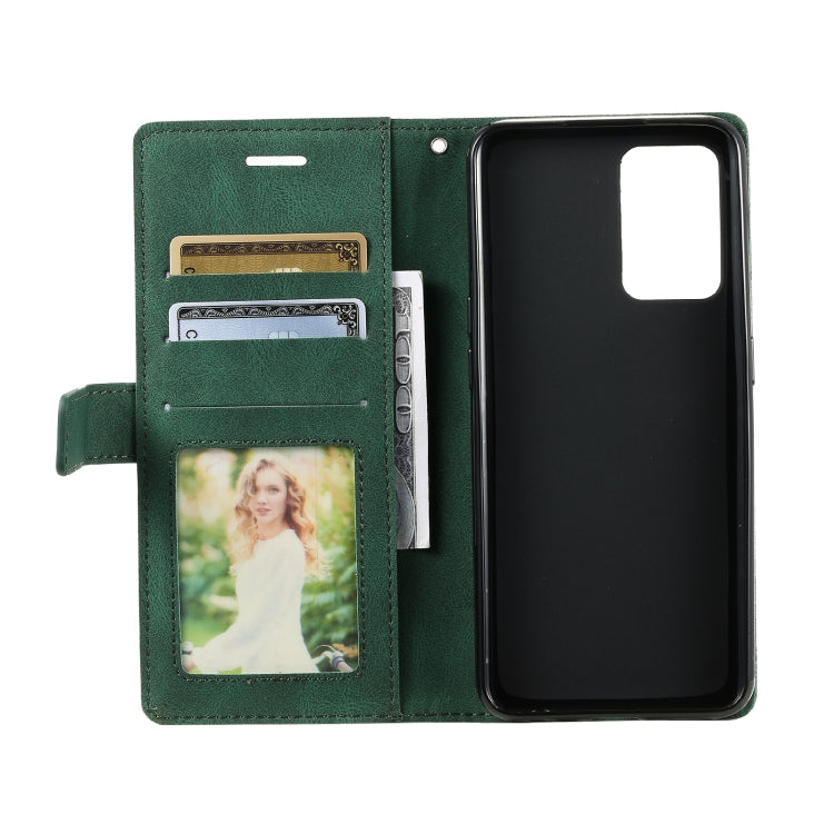 For OPPO Find X5 Pro Skin Feel Splicing Leather Phone Case