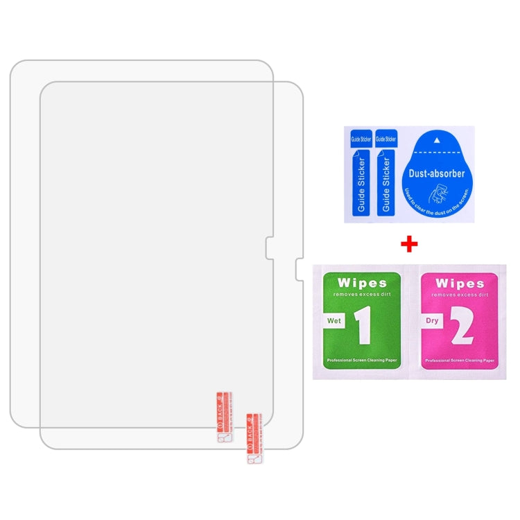 For iPad 10th Gen 10.9 2022 2pcs 0.26mm 9H 2.5D Explosion-proof Tempered Glass Film