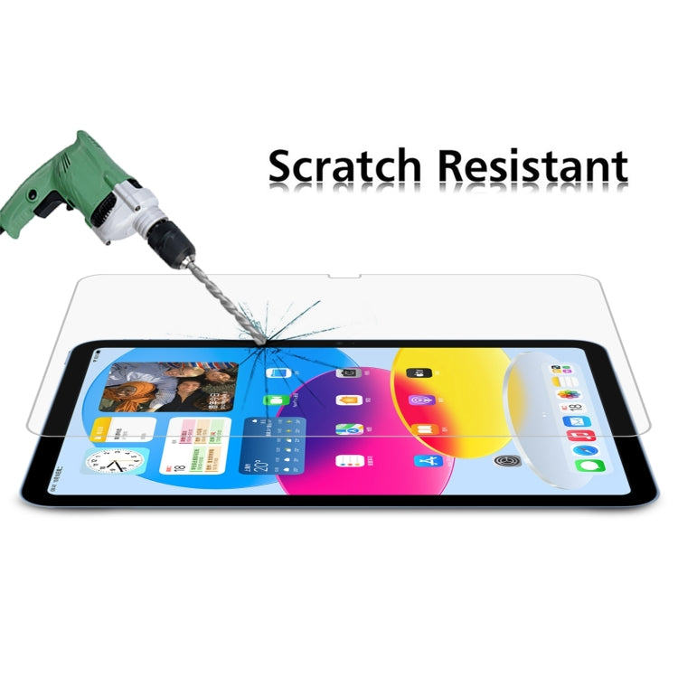 For iPad 10th Gen 10.9 2022 25pcs 0.26mm 9H 2.5D Explosion-proof Tempered Glass Film