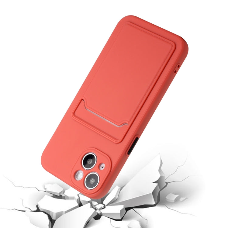 For iPhone 14 Card Slot Design Shockproof TPU Phone Case
