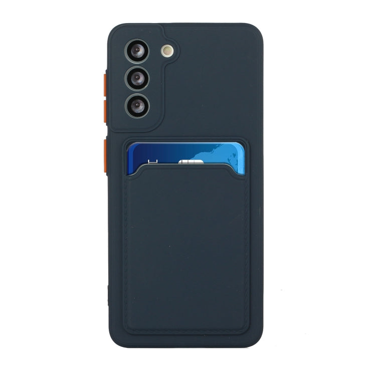 For Samsung Galaxy S22+ 5G Card Slot Design Shockproof TPU Phone Case