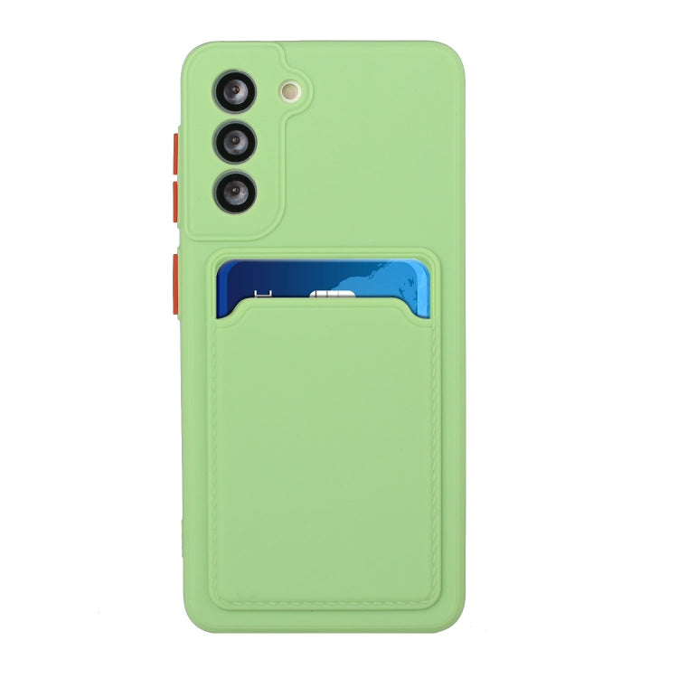 For Samsung Galaxy S22+ 5G Card Slot Design Shockproof TPU Phone Case