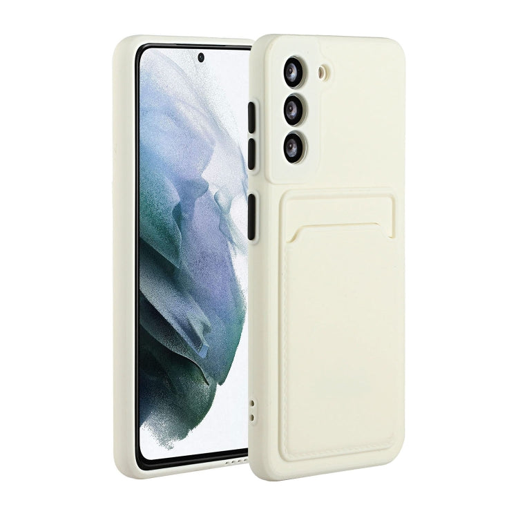For Samsung Galaxy S22+ 5G Card Slot Design Shockproof TPU Phone Case