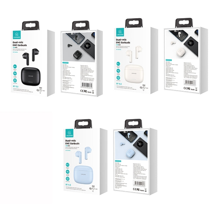 USAMS US14 ENC Dual Microphone Noise Cancelling TWS Wireless Bluetooth Earphone