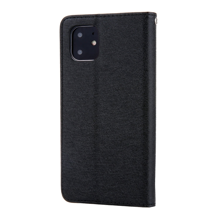 For iPhone 11 CMai2 Silk Texture Horizontal Flip Leather Case with Holder & Card Slots & Photo Frame & Wallet