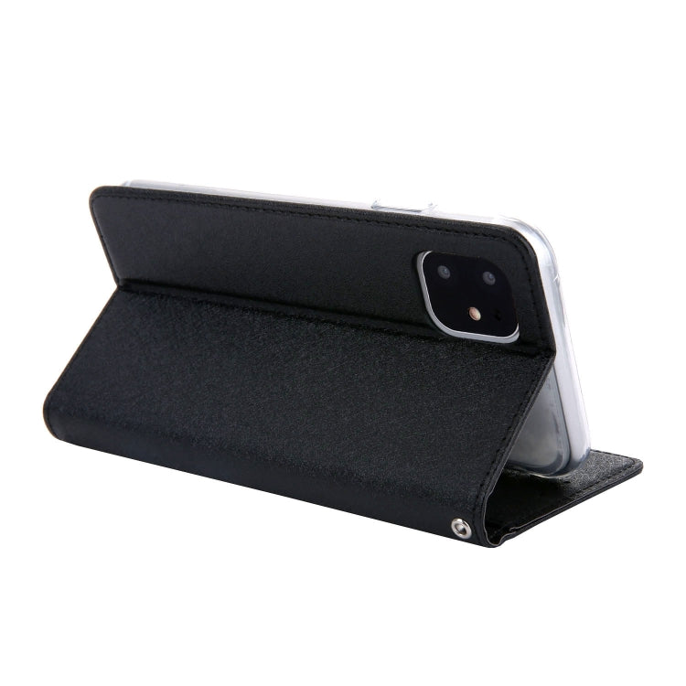 For iPhone 11 CMai2 Silk Texture Horizontal Flip Leather Case with Holder & Card Slots & Photo Frame & Wallet
