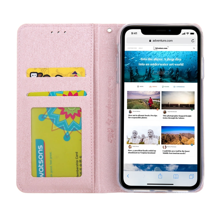 For iPhone 11 CMai2 Silk Texture Horizontal Flip Leather Case with Holder & Card Slots & Photo Frame & Wallet