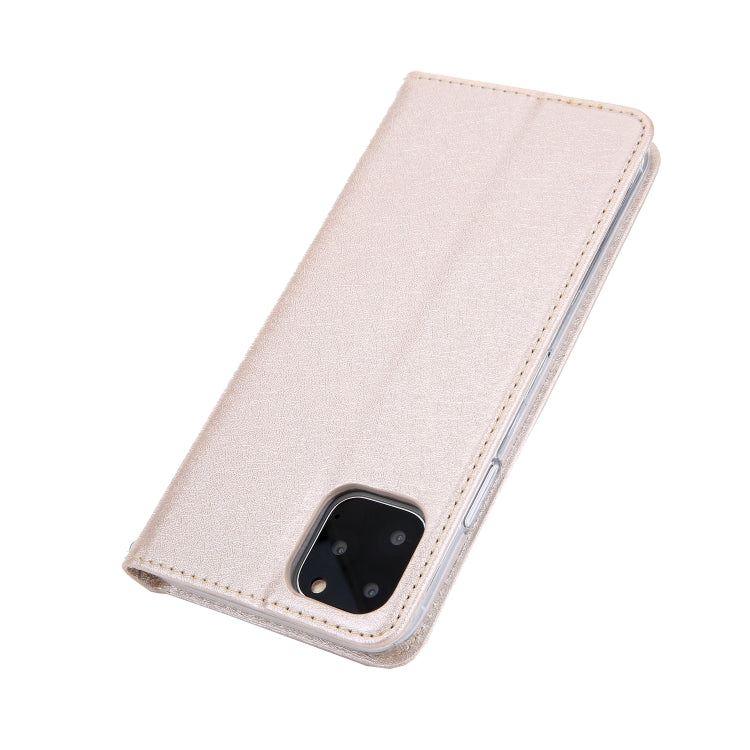 For iPhone 11 Pro Max CMai2 Silk Texture Horizontal Flip Leather Case with Holder & Card Slots & Photo Frame & Wallet