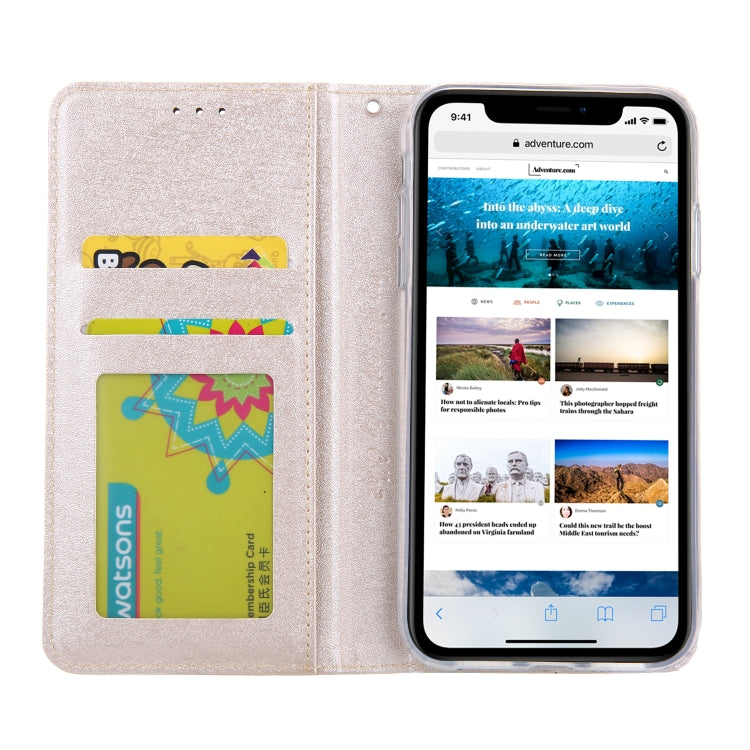 For iPhone 11 Pro Max CMai2 Silk Texture Horizontal Flip Leather Case with Holder & Card Slots & Photo Frame & Wallet