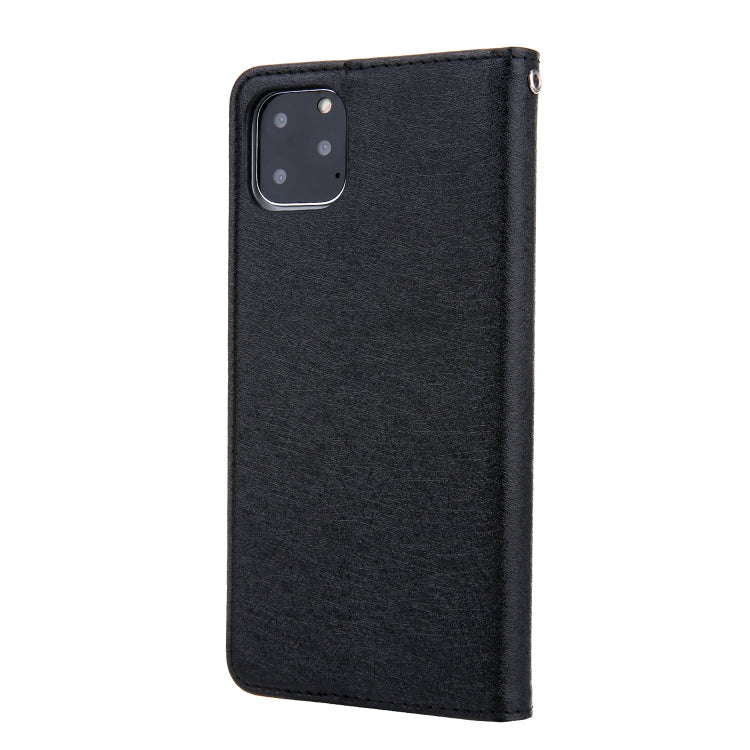 For iPhone 11 Pro Max CMai2 Silk Texture Horizontal Flip Leather Case with Holder & Card Slots & Photo Frame & Wallet