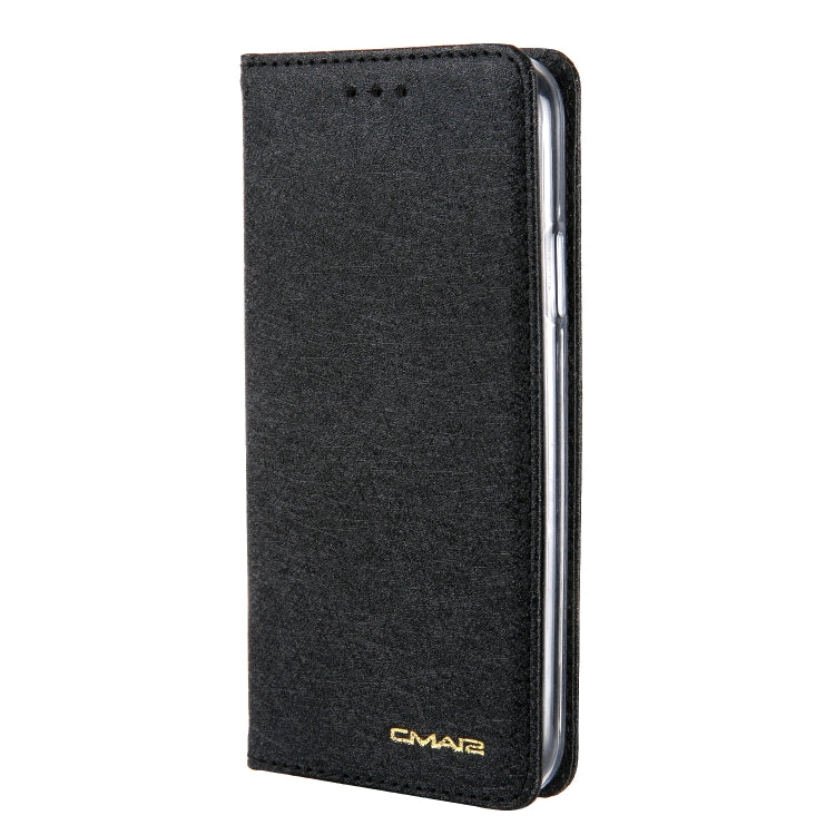 For iPhone  XS / X CMai2 Silk Texture Horizontal Flip Leather Case with Holder & Card Slots & Photo Frame & Wallet
