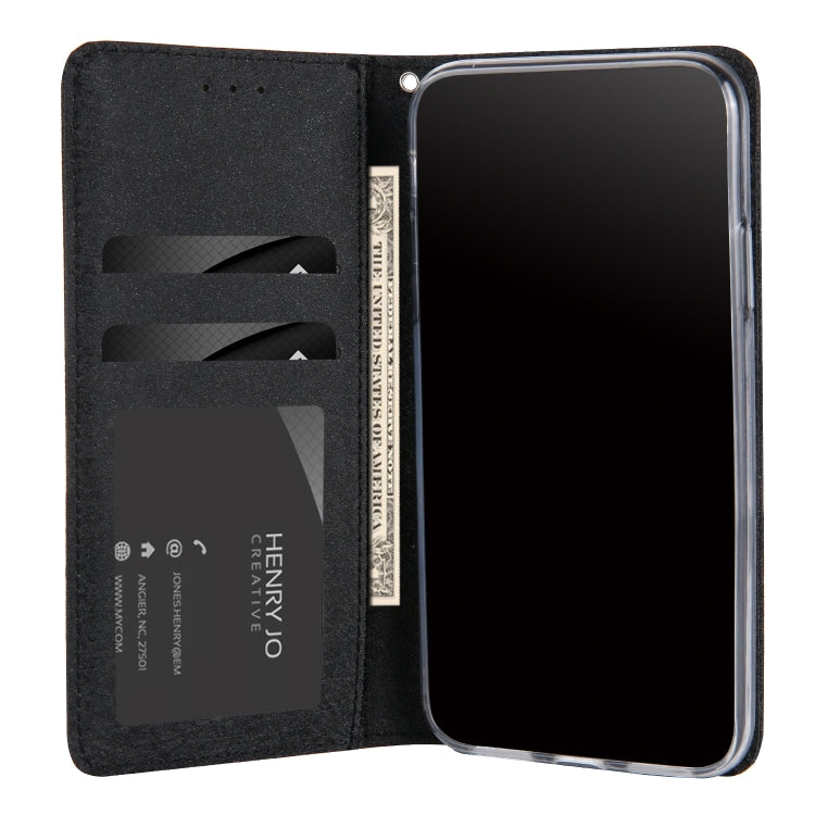 For iPhone  XS / X CMai2 Silk Texture Horizontal Flip Leather Case with Holder & Card Slots & Photo Frame & Wallet