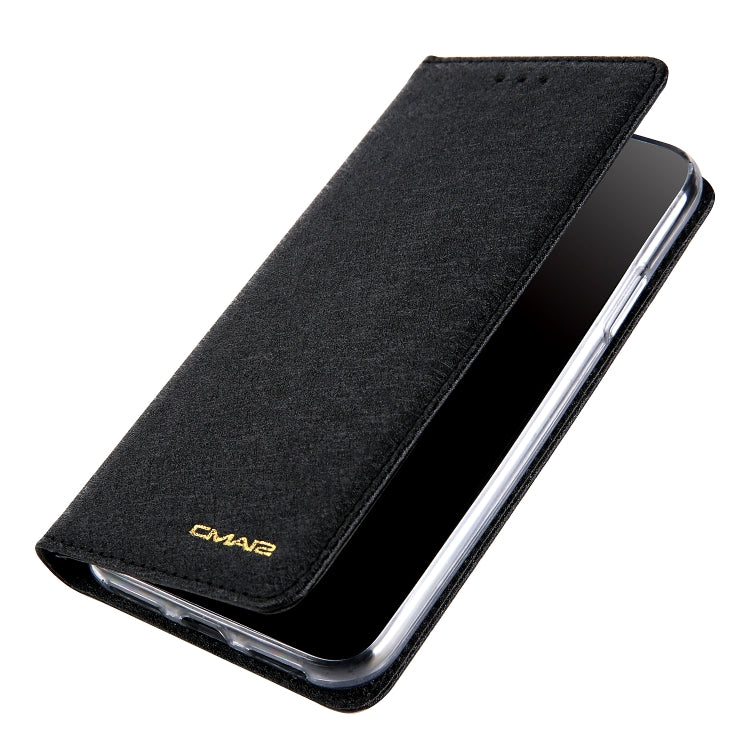 For iPhone  XS / X CMai2 Silk Texture Horizontal Flip Leather Case with Holder & Card Slots & Photo Frame & Wallet