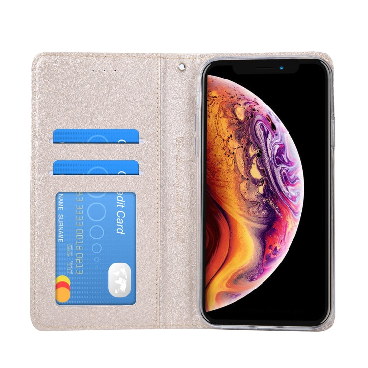 For iPhone XR CMai2 Silk Texture Horizontal Flip Leather Case with Holder & Card Slots & Photo Frame & Wallet