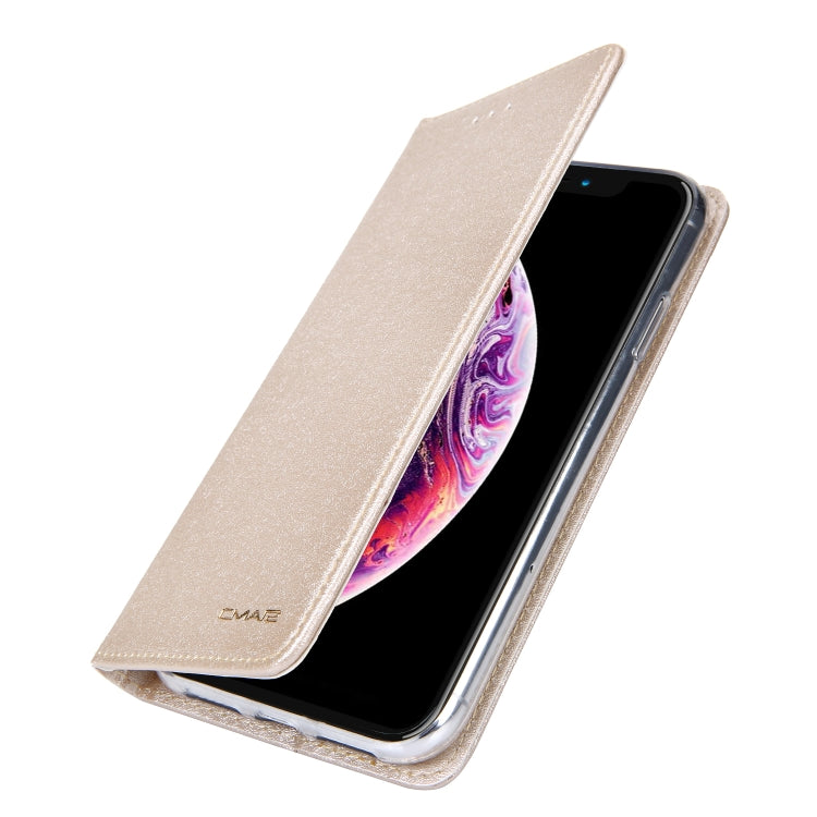 For iPhone XR CMai2 Silk Texture Horizontal Flip Leather Case with Holder & Card Slots & Photo Frame & Wallet