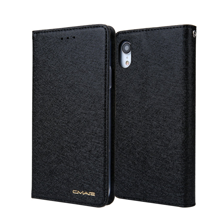 For iPhone XR CMai2 Silk Texture Horizontal Flip Leather Case with Holder & Card Slots & Photo Frame & Wallet