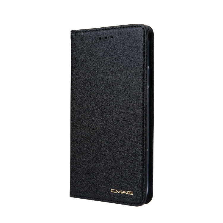 For iPhone XR CMai2 Silk Texture Horizontal Flip Leather Case with Holder & Card Slots & Photo Frame & Wallet