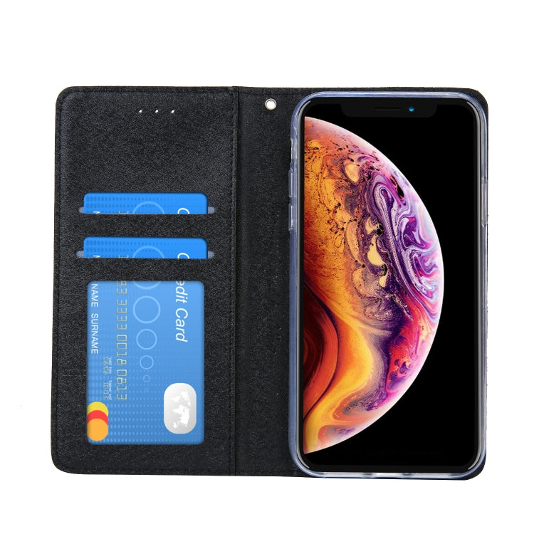 For iPhone XR CMai2 Silk Texture Horizontal Flip Leather Case with Holder & Card Slots & Photo Frame & Wallet