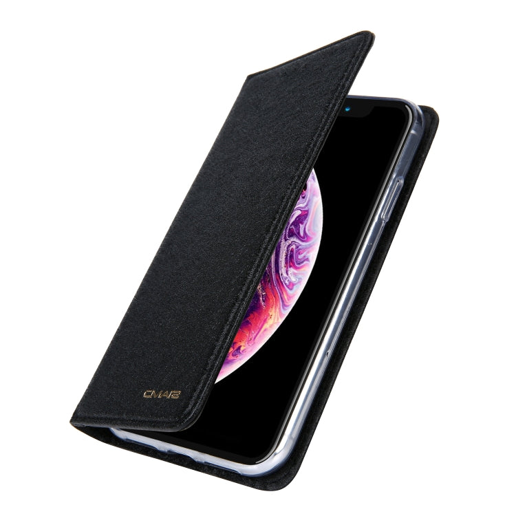 For iPhone XR CMai2 Silk Texture Horizontal Flip Leather Case with Holder & Card Slots & Photo Frame & Wallet