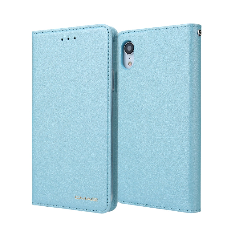 For iPhone XR CMai2 Silk Texture Horizontal Flip Leather Case with Holder & Card Slots & Photo Frame & Wallet