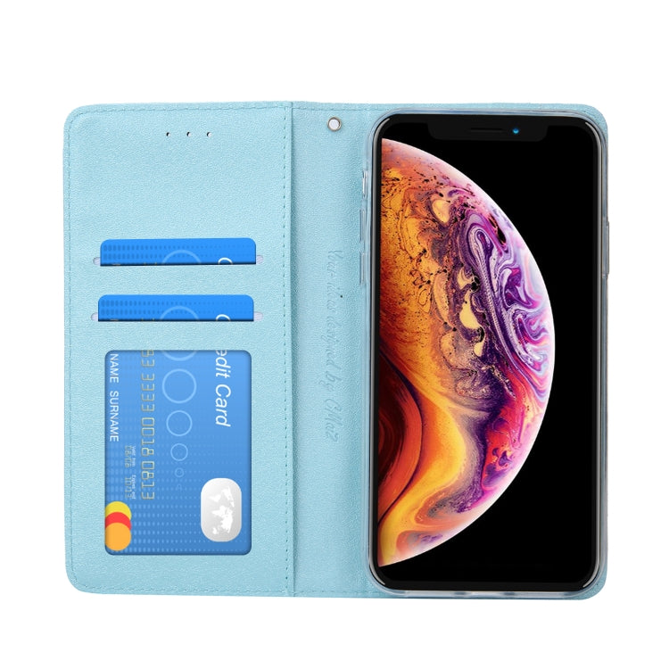 For iPhone XR CMai2 Silk Texture Horizontal Flip Leather Case with Holder & Card Slots & Photo Frame & Wallet