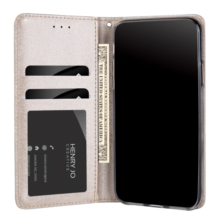 For iPhone XS Max CMai2 Silk Texture Horizontal Flip Leather Case with Holder & Card Slots & Photo Frame & Wallet