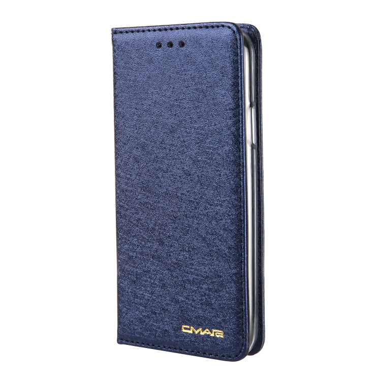 For iPhone XS Max CMai2 Silk Texture Horizontal Flip Leather Case with Holder & Card Slots & Photo Frame & Wallet