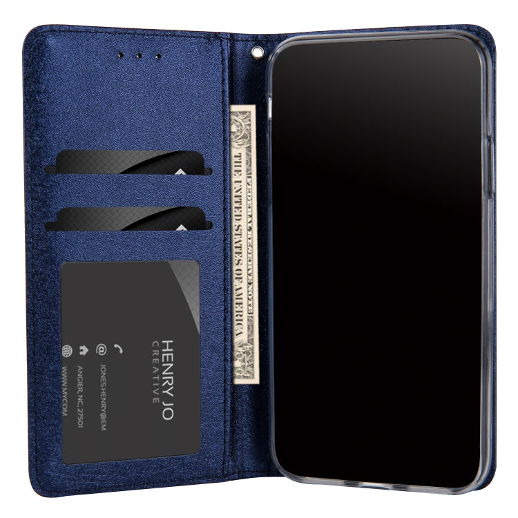 For iPhone XS Max CMai2 Silk Texture Horizontal Flip Leather Case with Holder & Card Slots & Photo Frame & Wallet