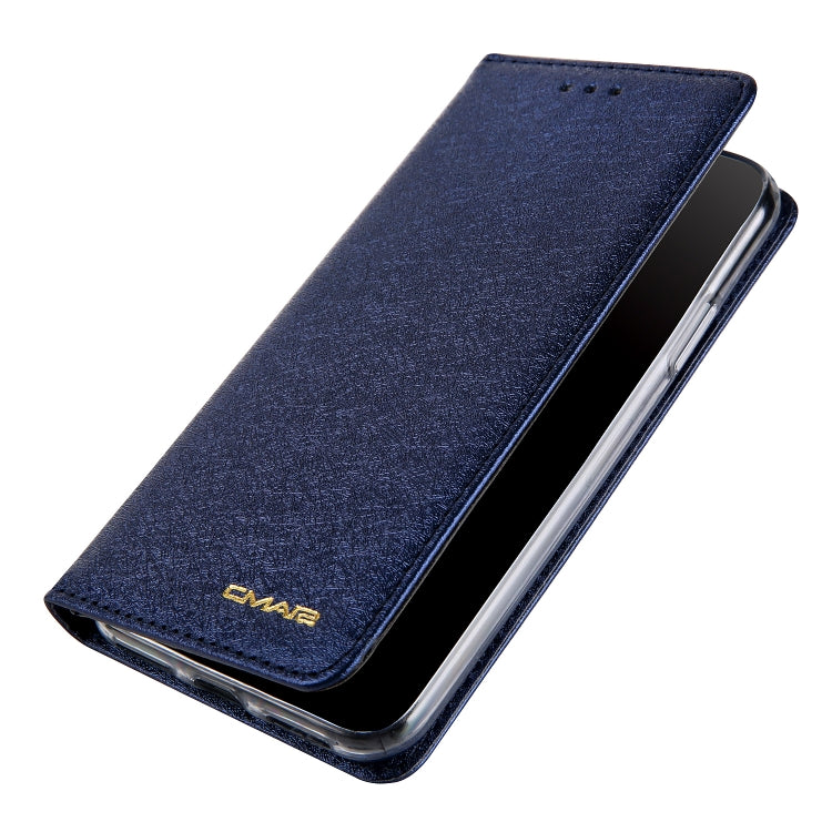 For iPhone XS Max CMai2 Silk Texture Horizontal Flip Leather Case with Holder & Card Slots & Photo Frame & Wallet