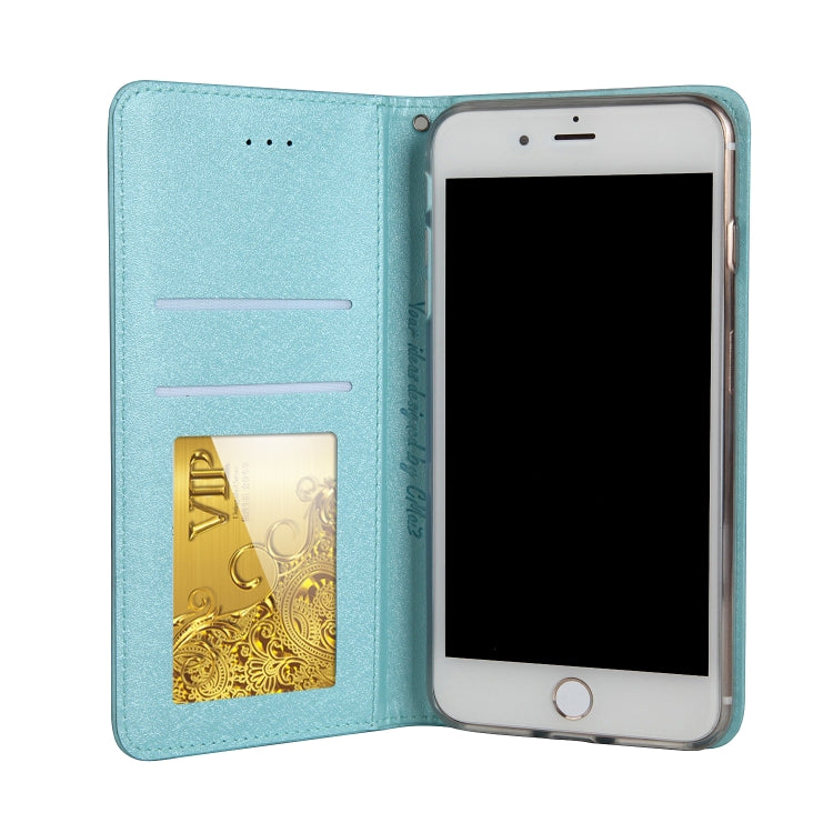 For iPhone 8 Plus & 7 Plus CMai2 Silk Texture Horizontal Flip Leather Case with Holder & Card Slots & Photo Frame & Wallet