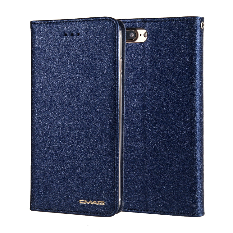 For iPhone 8 Plus & 7 Plus CMai2 Silk Texture Horizontal Flip Leather Case with Holder & Card Slots & Photo Frame & Wallet
