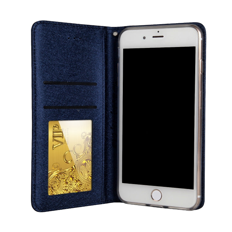 For iPhone 8 Plus & 7 Plus CMai2 Silk Texture Horizontal Flip Leather Case with Holder & Card Slots & Photo Frame & Wallet