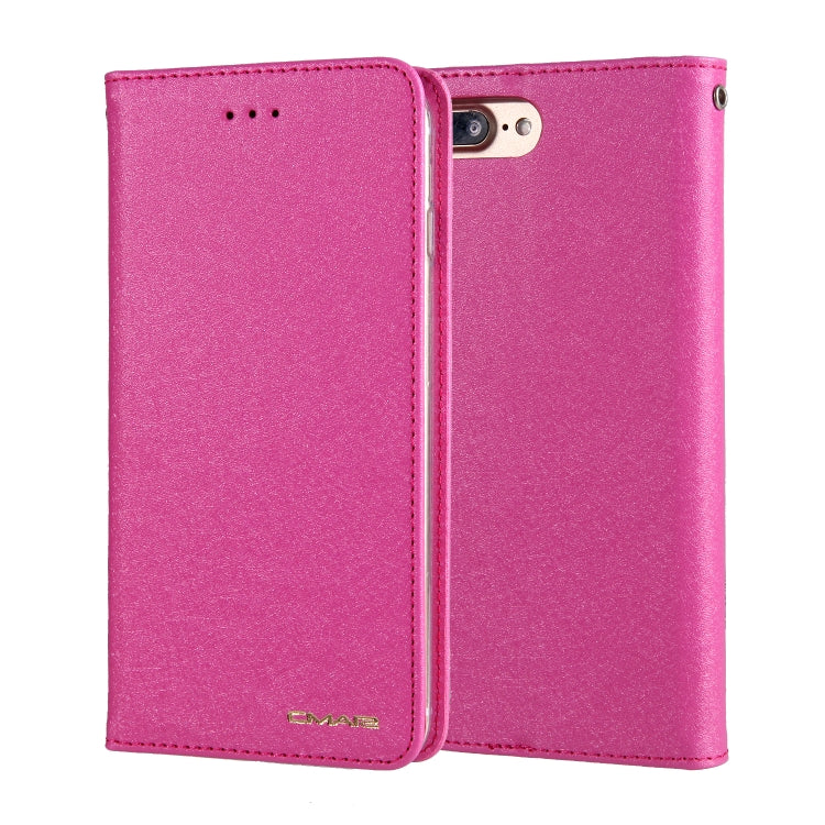 For iPhone 8 Plus & 7 Plus CMai2 Silk Texture Horizontal Flip Leather Case with Holder & Card Slots & Photo Frame & Wallet