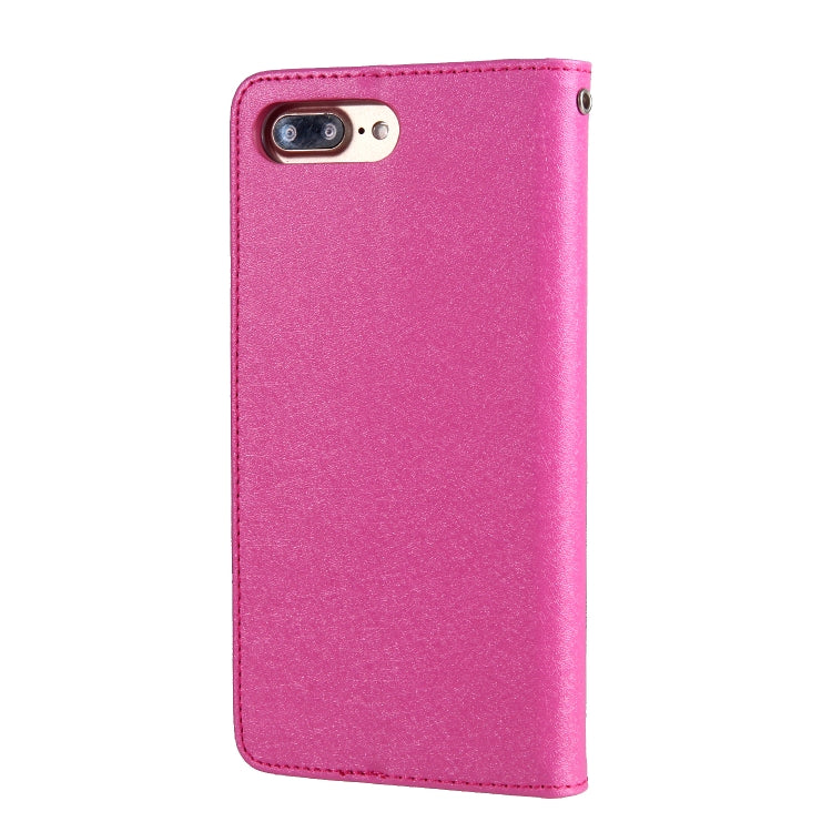 For iPhone 8 Plus & 7 Plus CMai2 Silk Texture Horizontal Flip Leather Case with Holder & Card Slots & Photo Frame & Wallet
